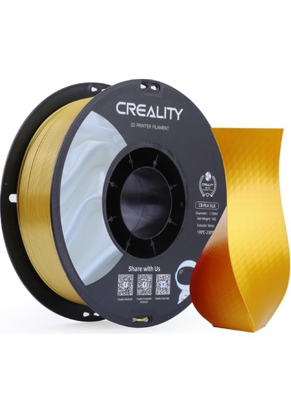 Creality Cr-Silk Pla Altın 1,75MM 3D Baskı Filament 1kg