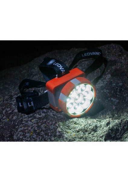 LED 1.8W 6500K 100LM IP20 3 Farklı Mod Beyaz Işık Şarjklı Büyük Kafa Lambası