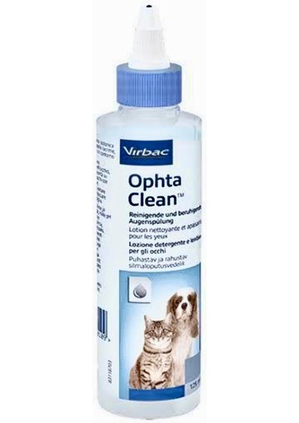 Ophta Clean Kedi ve Köpekler Için Göz Temizleme Solüsyonu 125ML