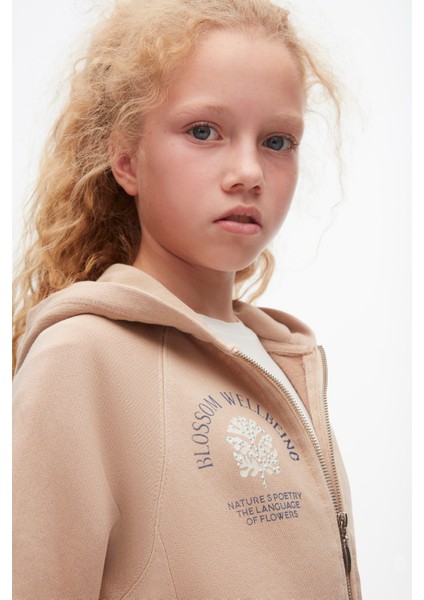 57803 Kız Çocuk Camel Botanik Pantolon modelleri