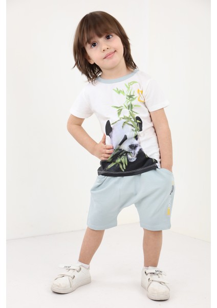 Erkek Bebek Baskılı Şortlu Takım fiyatları