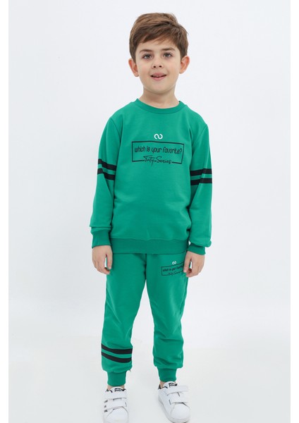 Erkek Çocuk Baskılı Eşofman Takım modelleri