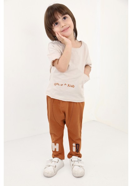 Erkek Çocuk Nakışlı Eşofman Takım