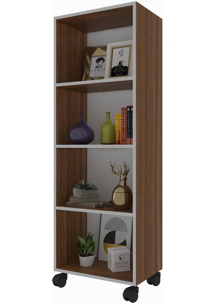 Kenzlife mutfak dolabı raziye 148*030*030 cvz tekerlekli banyo evrak ofis ayakkabılık kiler