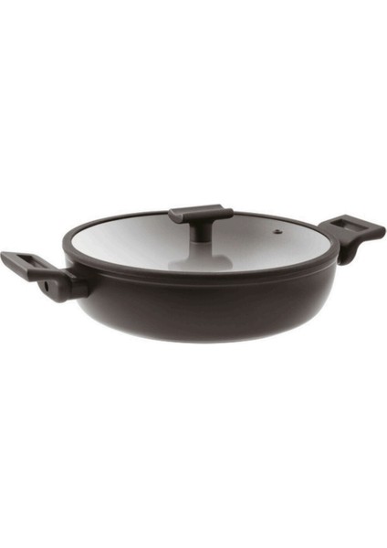 Non-Stick Sığ Tencere Kapaklı 28CM