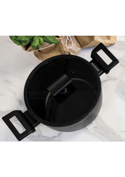 Non-Stick Derin Tencere Kapaklı 24CM