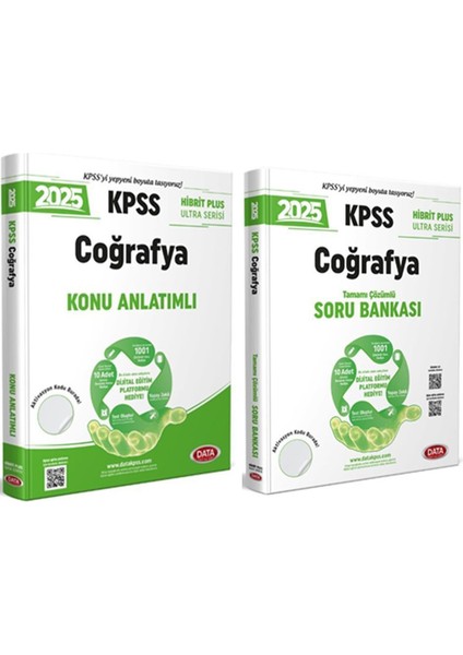 2025 KPSS Coğrafya Konu Anlatımlı - Coğrafya Soru Bankası 2'li Set