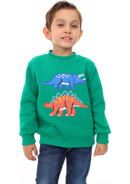 Erkek Çocuk Nakışlı Sweatshirt