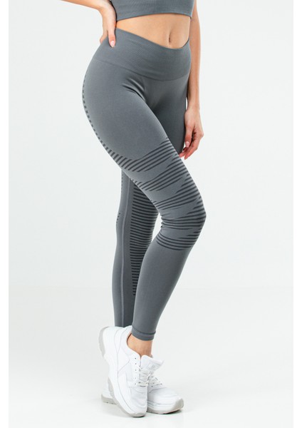 Füme Slim Fit Toparlayıcı Seamless Kadın Tayt SSD0025 modelleri