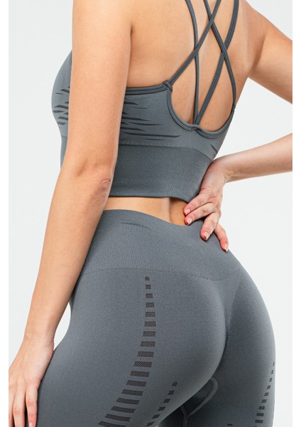 Füme Slim Fit Toparlayıcı Seamless Kadın Tayt SSD0025 indirimleri