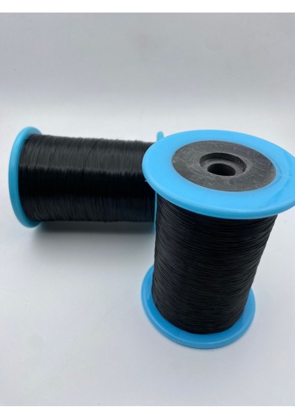 Siyah Misina - 0,60 Mm Sabit Siyah Misina,çanta,aksesuar Yapımı Misina (~400-450m) modelleri