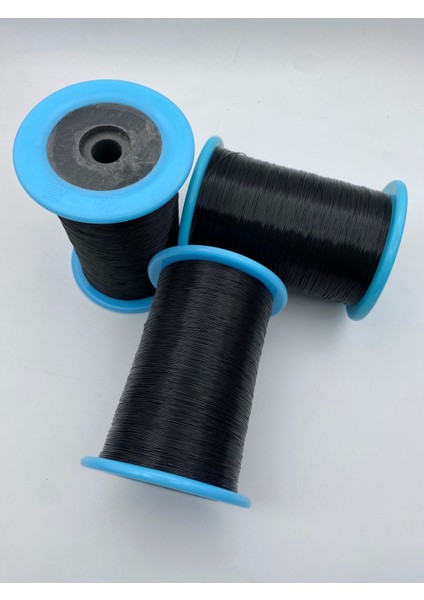 Siyah Misina - 0,60 Mm Sabit Siyah Misina,çanta,aksesuar Yapımı Misina (~400-450m) fırsatları