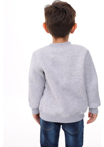 Erkek Çocuk Nakışlı Sweatshirt