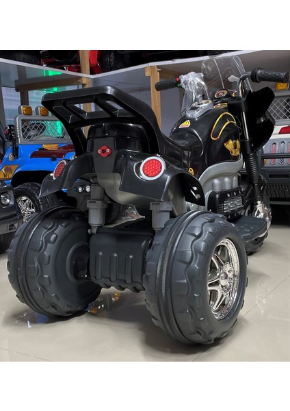 Goway 12 Volt Turbo & Müzik Çalarlı Akülü Dev Motosiklet 3-9 Yaş