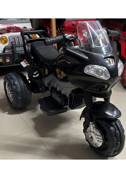 Goway 12 Volt Turbo & Müzik Çalarlı Akülü Dev Motosiklet 3-9 Yaş