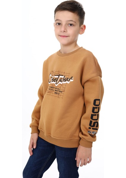 Erkek Çocuk Baskılı Sweatshirt
