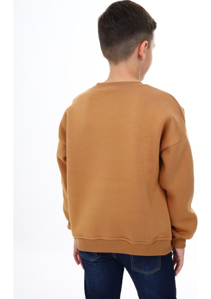Erkek Çocuk Baskılı Sweatshirt