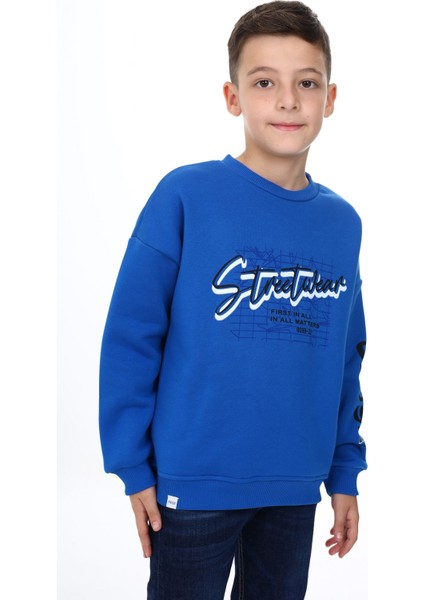 Erkek Çocuk Baskılı Sweatshirt