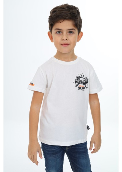 Erkek Çocuk Baskılı Tişört