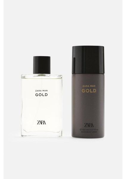 Man Gold EDT 90 ml + Deodorant Spray EDC 150 ml Erkek Parfüm Seti