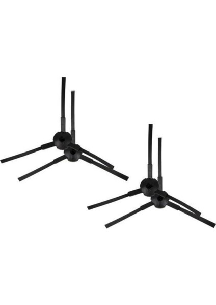 Xiaomi Vacuum Mop 2 Pro 3D (STYTJ02ZHM) Robot Süpürge Uyumlu 4'lü Yan Fırça Yedek Parça Seti