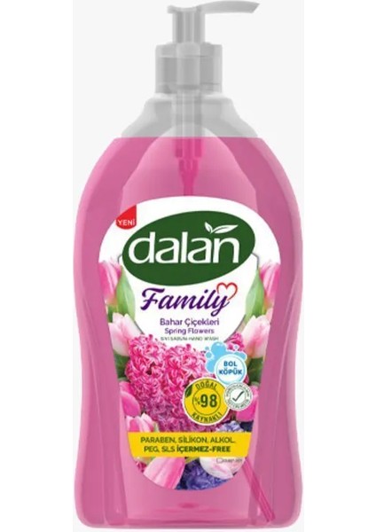 Family Bahar Çiçekleri 650 ml Sıvı Sabun