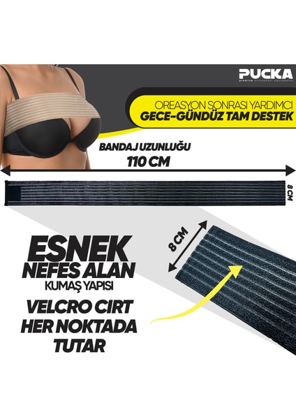 Bandaj Cırt Tutan Kumaş 8X110 cm Operasyon Sonrası Sabitleyici Bölgesel Baskı Tüm Vücut Için indirimleri