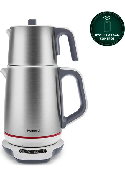 Royaltea Smart 1790H Inox Konuşan Çay Makinesi (Wi-Fi)