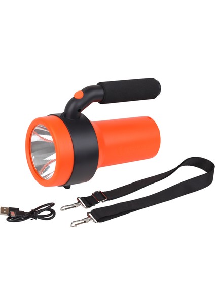 LED Side 5W+3W 6500K 100-120-300LM IP20 4 Farklı Mod Şarjlı El Feneri