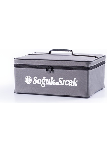 Soğutucu Straforlu Taşıma Çantası Koyu Gri 5 Lt