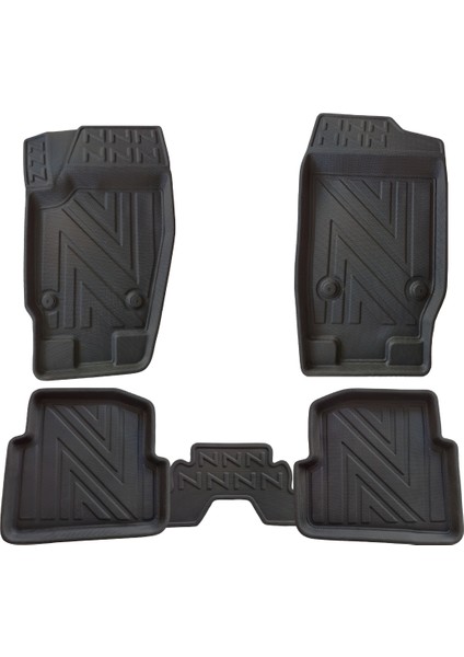 Natur Forcer Skoda Fabia 2015-2020 4D Premium Havuzlu Paspas