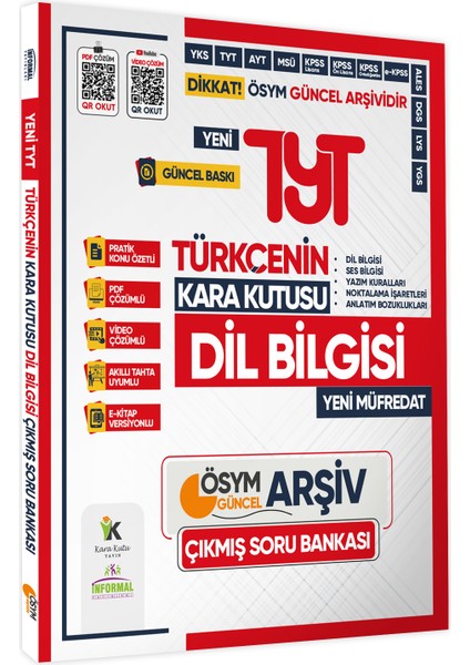 2025 Tyt Türkçenin Kara Kutusu Ösym Çıkmış Soru Bankası 5li Altın Set Konu Özetli Video/pdf Çözümlü modelleri