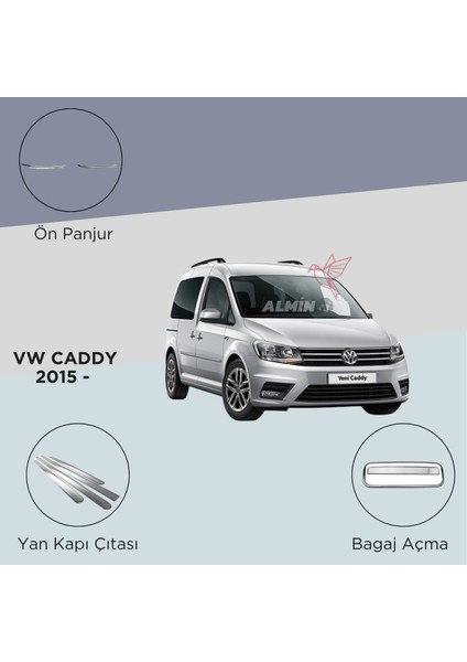 Aksesuarvw Caddy 2015- Set 8 Prç