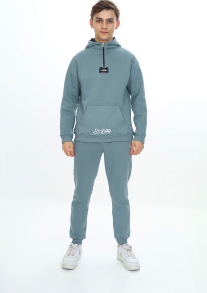 Erkek Çocuk Kapüşonlu Eşofman Takım