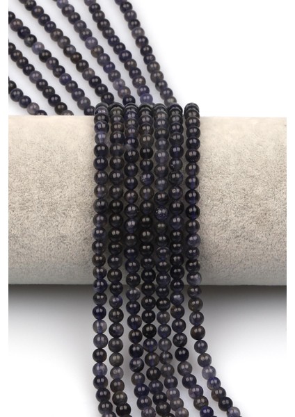 Iyolit Doğaltaş Dizi 4 mm Küre Kesim