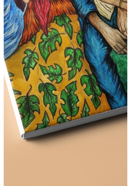 Sayılarla Boyama Seti Kasnaklı Ressamların Buluşması 70 x 90 cm