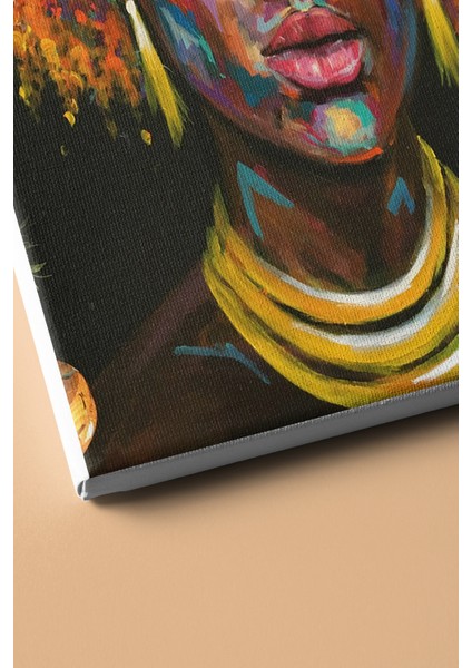 Sayılarla Boyama Seti Çerçeveli Kasnaklı Renkli Afrikalı 50 x 65 cm modelleri