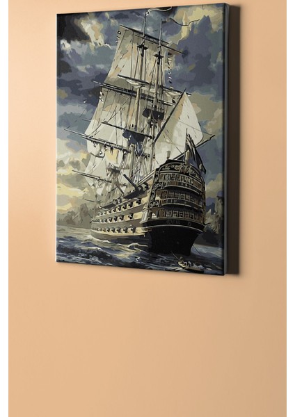 Sayılarla Boyama Seti Kasnaklı Iskandiav Yelkenlisi 50 x 65 cm fiyatları