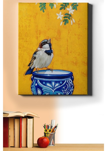Sayılarla Boyama Seti Kasnaklı Kuş 70 x 90 cm