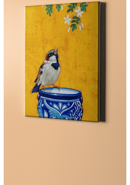 Sayılarla Boyama Seti Kasnaklı Kuş 70 x 90 cm