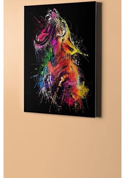 Sayılarla Boyama Seti Kasnaklı Kükreyen Kaplan 60 x 75 cm fiyatları