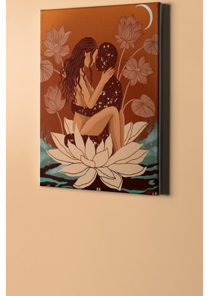 Sayılarla Boyama Seti Kasnaklı Görünmeyen Sevgili 50 x 65 cm fiyatları