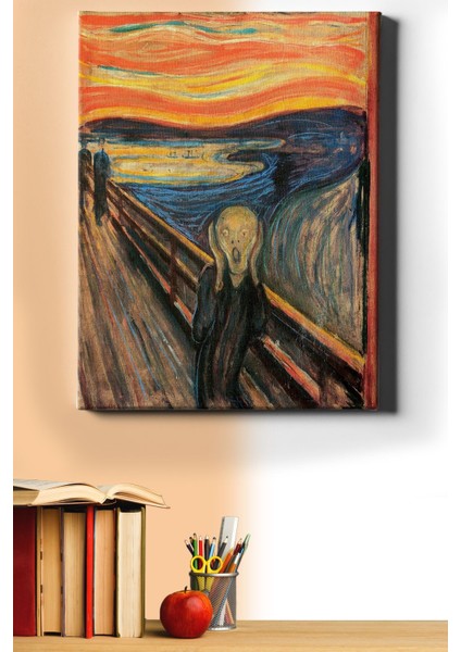 Sayılarla Boyama Seti Kasnaklı Munch Çığlık 50 x 65 cm