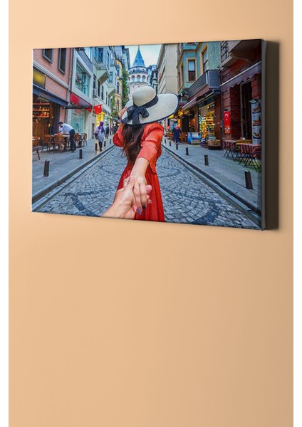 Sayılarla Boyama Seti Kasnaklı Galata'da Gezinti 60 x 75 cm