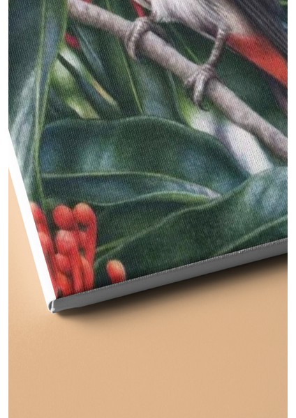 Sayılarla Boyama Seti Kasnaklı Daldaki Kuş 60 x 75 cm modelleri