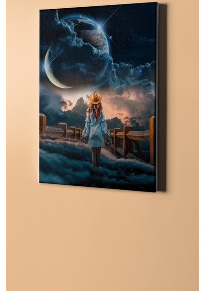 Sayılarla Boyama Seti Kasnaklı Gökyüzü Seyri 100 x 140 cm