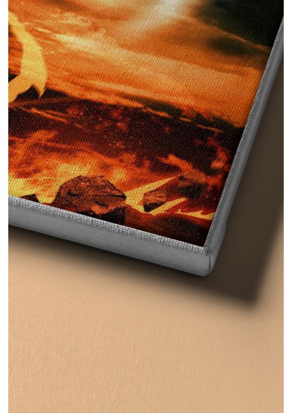 Sayılarla Boyama Seti Kasnaklı Ateşle Dans 50 x 65 cm fırsatları