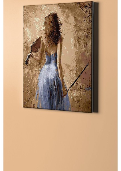 Sayılarla Boyama Seti Kasnaklı Asil Kemancı 60 x 75 cm fiyatları