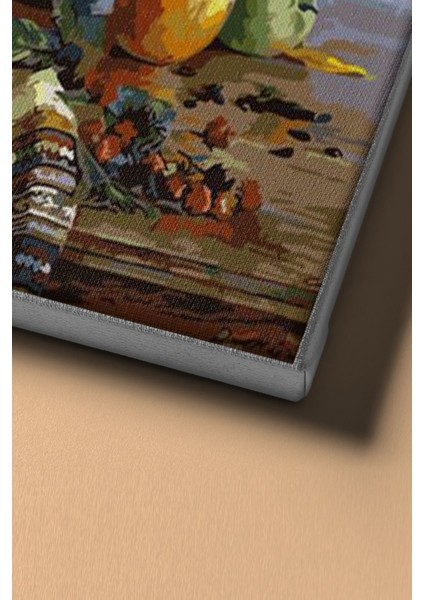 Sayılarla Boyama Seti Kasnaklı Vazoda Ayçiçekleri 50 x 65 cm fırsatları