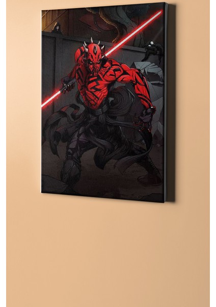 Sayılarla Boyama Seti Kasnaklı Savaşçı Karakter 40 x 50 cm